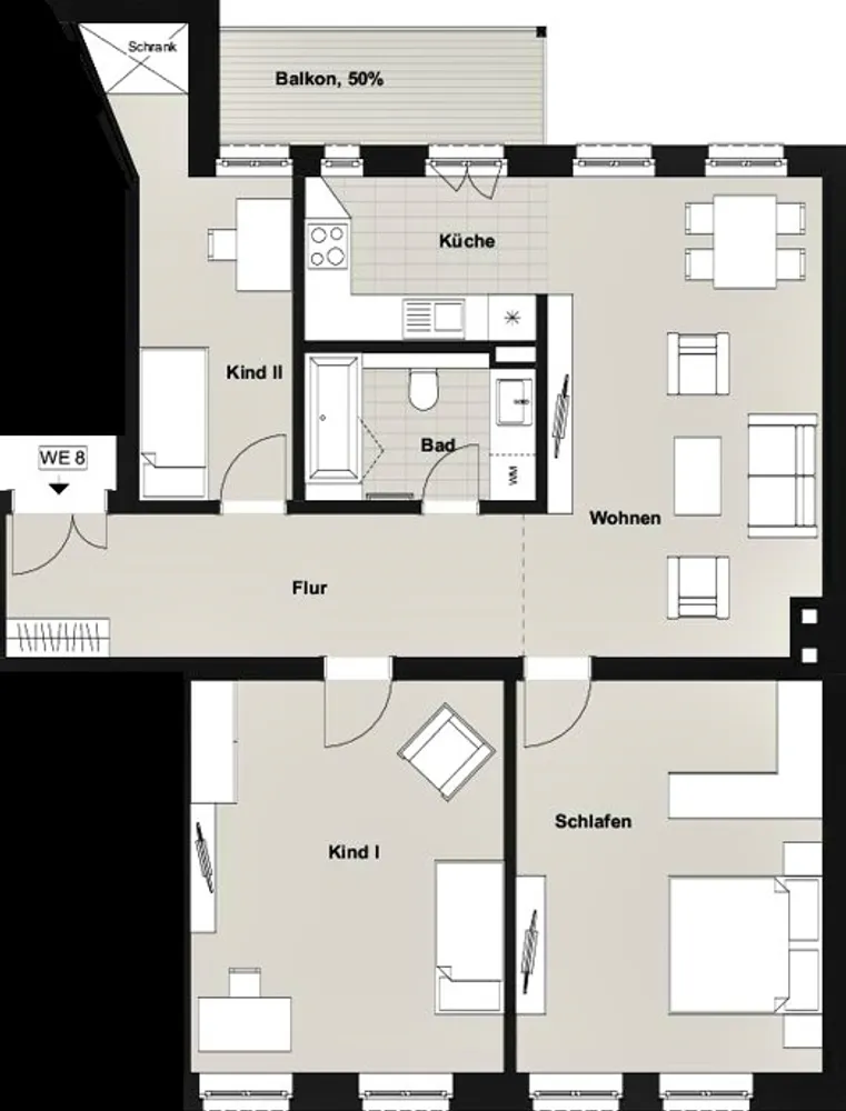 4 Zimmer Wohnung mit 102 m² in Leipzig – Bild 9