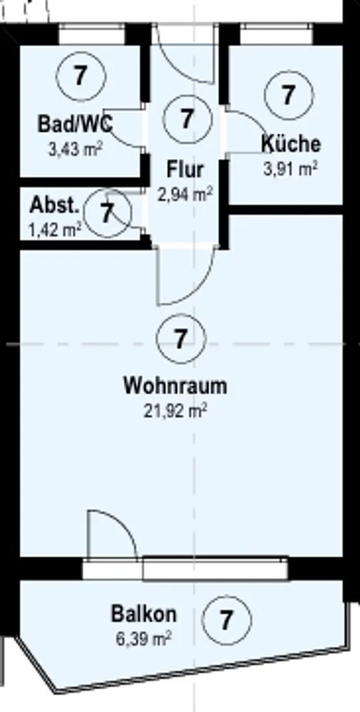 1 Zimmer Wohnung mit 38 m² in Baden-Baden – Bild 5