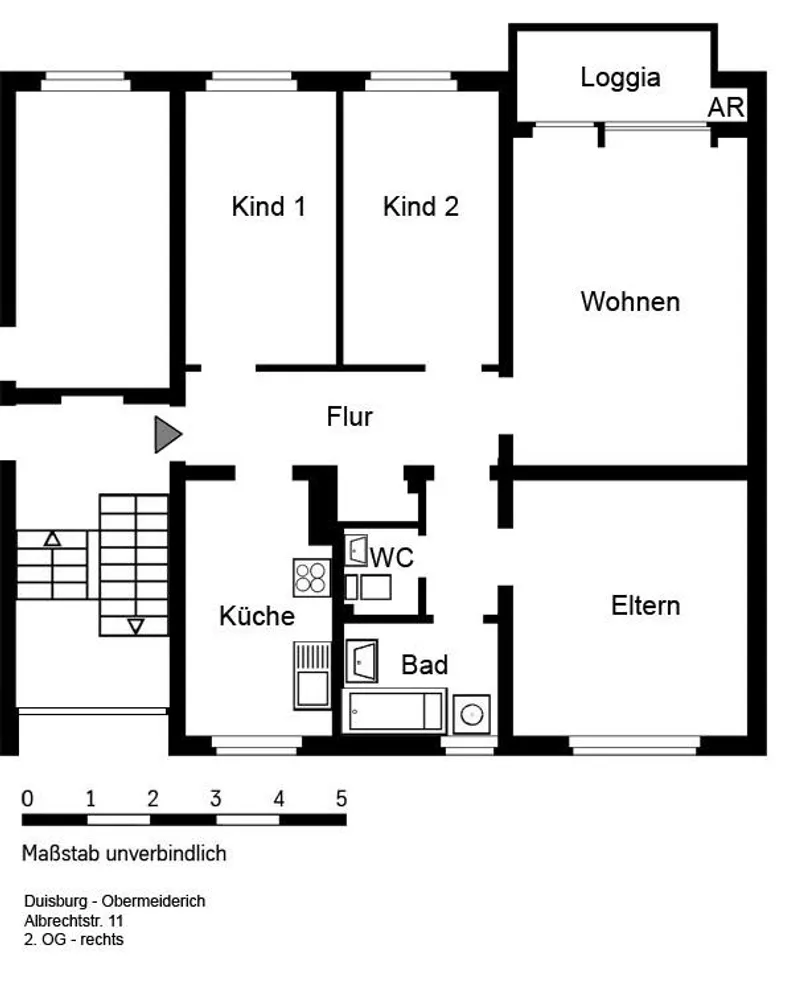 4 room apartment with 80 m² in Duisburg – Photo 3