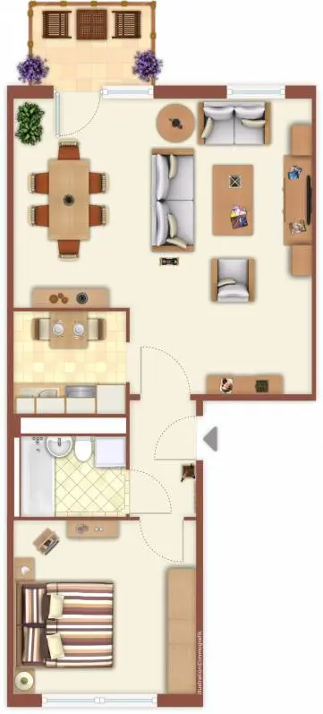 2 Zimmer Wohnung mit 58 m² in Limbach-Oberfrohna – Bild 8