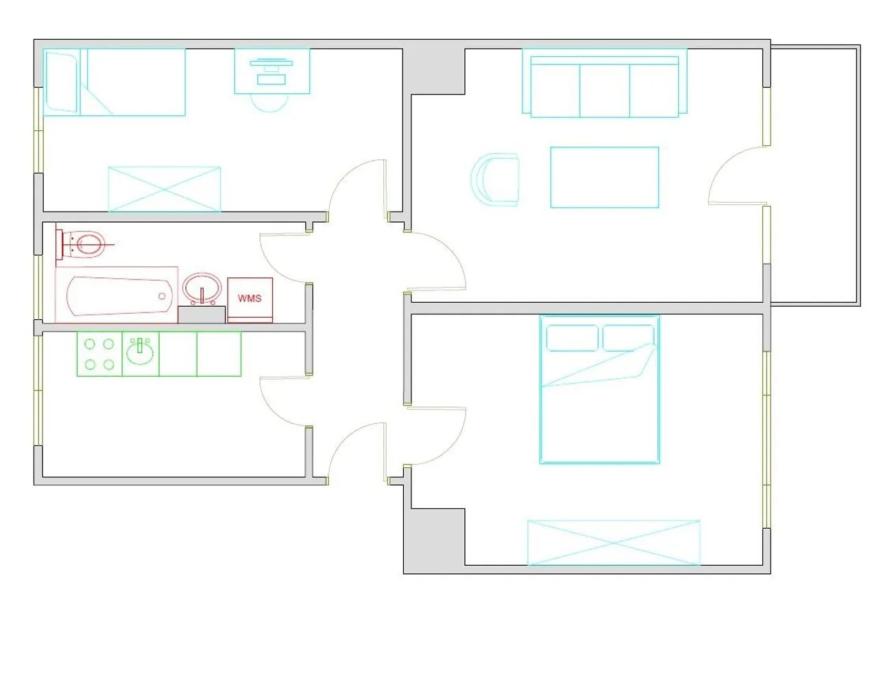 3 Zimmer Wohnung mit 59 m² in Brandenburg an der Havel – Bild 4
