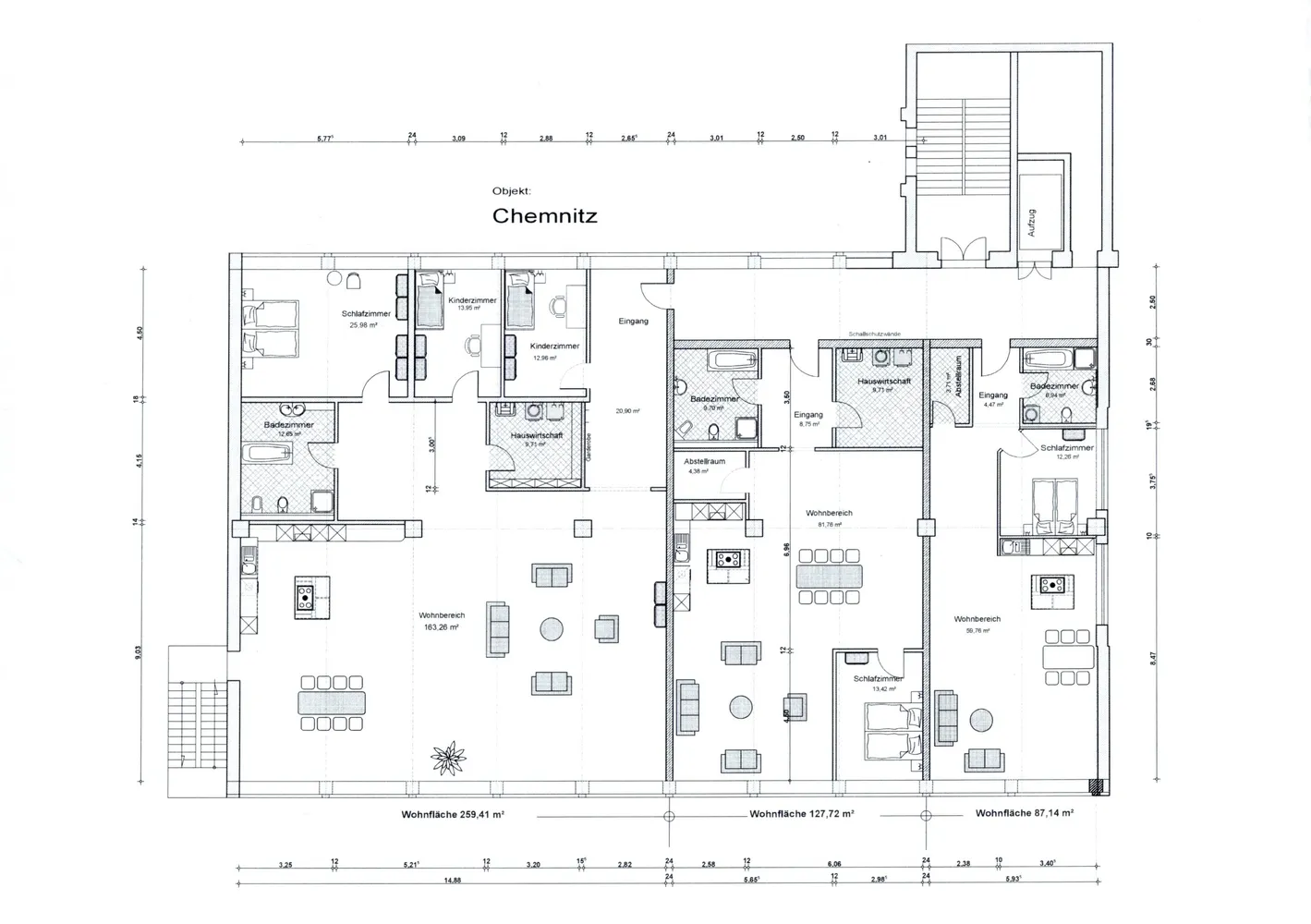 4 Zimmer Wohnung mit 259 m² in Chemnitz – Bild 4