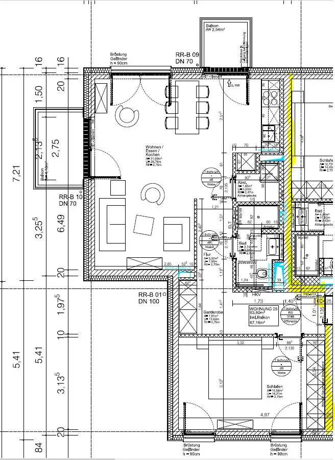 2 room apartment with 67 m² in Potsdam – Photo 9