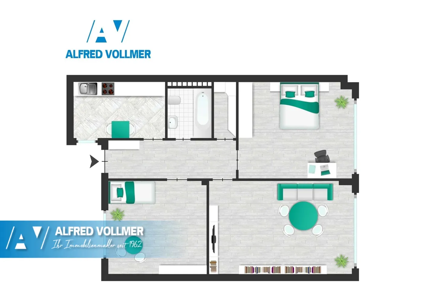 3 Zimmer Wohnung mit 80 m² in Wuppertal – Bild 8