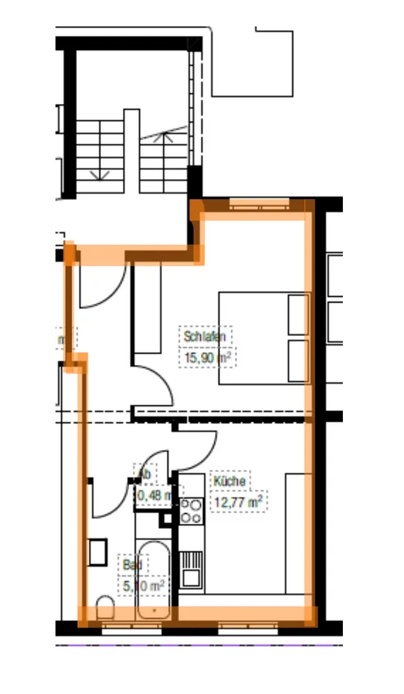1 Zimmer Wohnung mit 40 m² in Frankfurt am Main – Bild 10