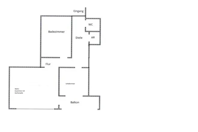 2 Zimmer Wohnung mit 50 m² in Essen – Bild 11