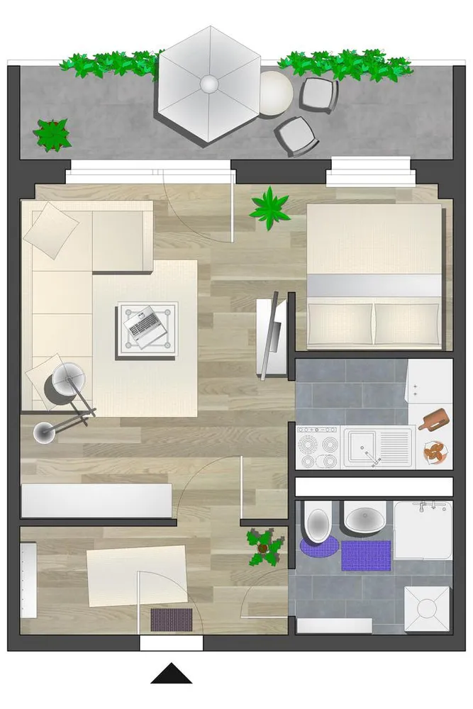 1 Zimmer Wohnung mit 37 m² in Chemnitz – Bild 6