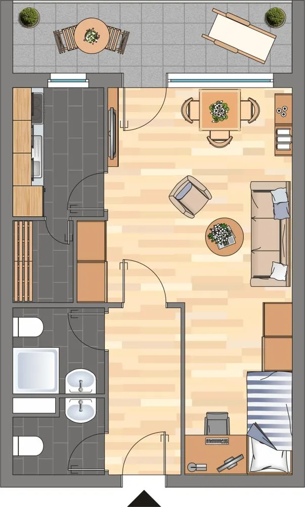 1 Zimmer Wohnung mit 42 m² in Bremen – Bild 4