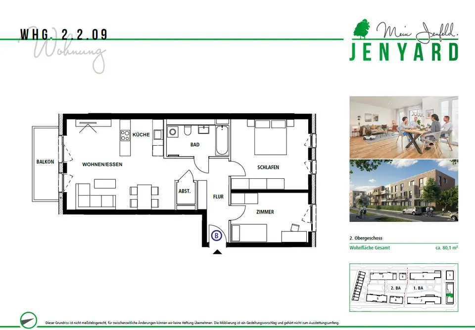 3 Zimmer Wohnung mit 80 m² in Hamburg – Bild 8