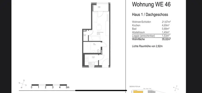 1 Zimmer Wohnung mit 35 m² in München – Bild 10