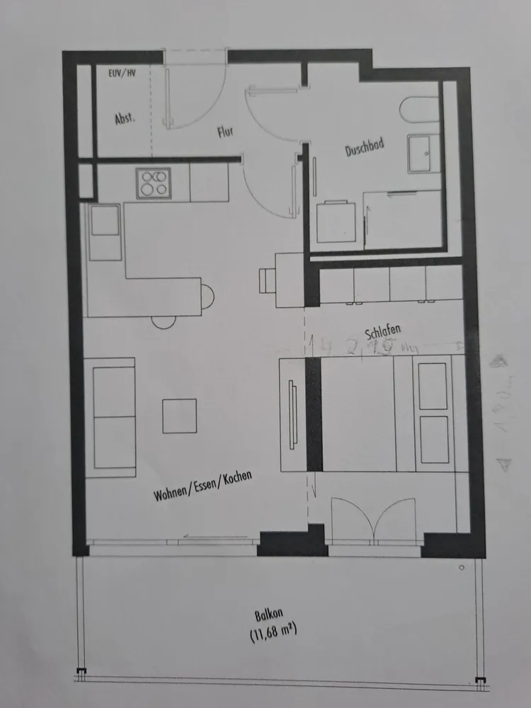 2 Zimmer Wohnung mit 46 m² in München – Bild 2