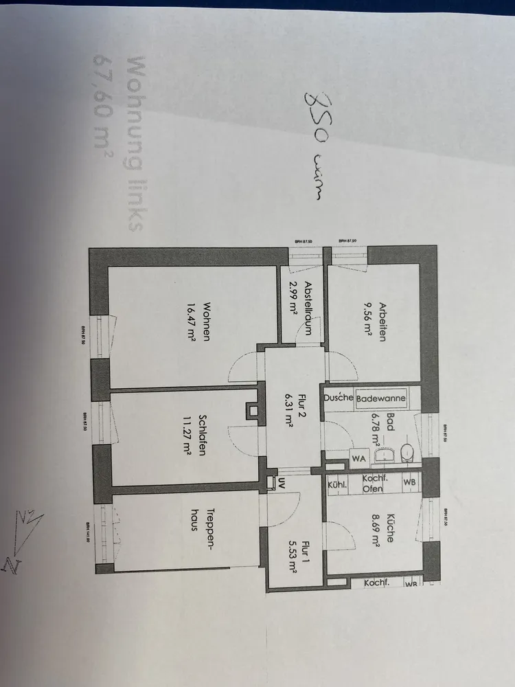 3 Zimmer Wohnung mit 68 m² in Bamberg – Bild 2
