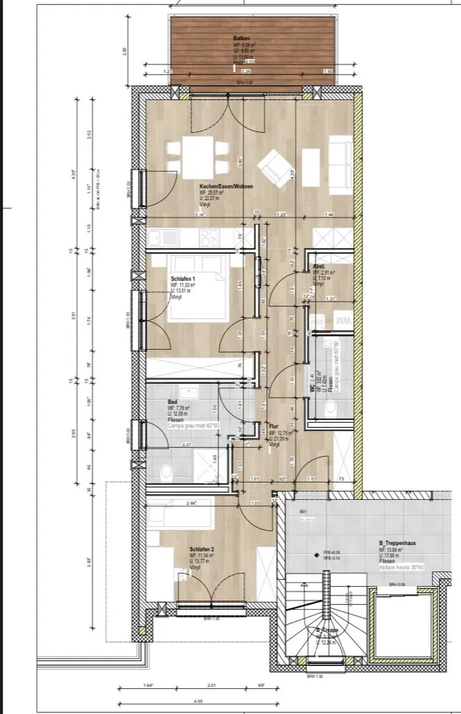 3 Zimmer Wohnung mit 80 m² in Limburg an der Lahn – Bild 1