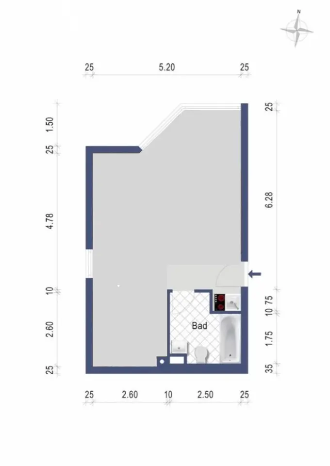 Studio mit 41 m² in Mainz – Bild 9