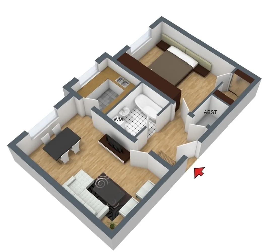 2 Zimmer Wohnung mit 62 m² in München – Bild 5