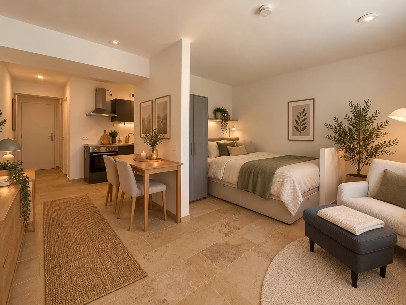 1 Zimmer Wohnung mit 38 m² in Augsburg – Bild 1