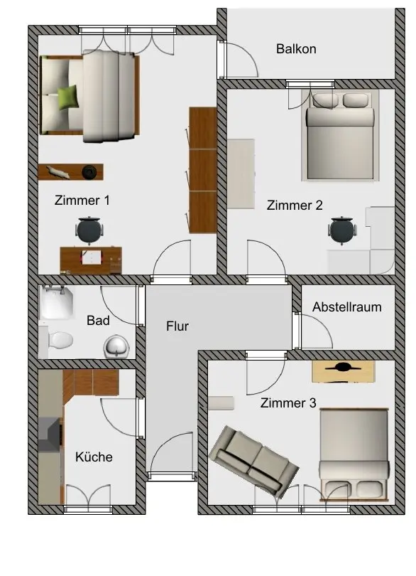 3 Zimmer Wohnung mit 65 m² in Kiel – Bild 7