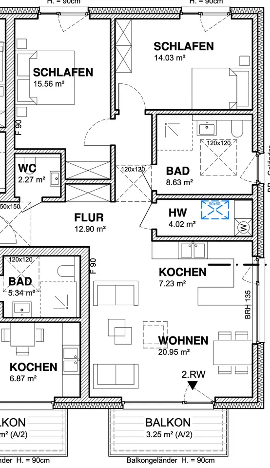 3 Zimmer Wohnung mit 90 m² in Gütersloh – Bild 5