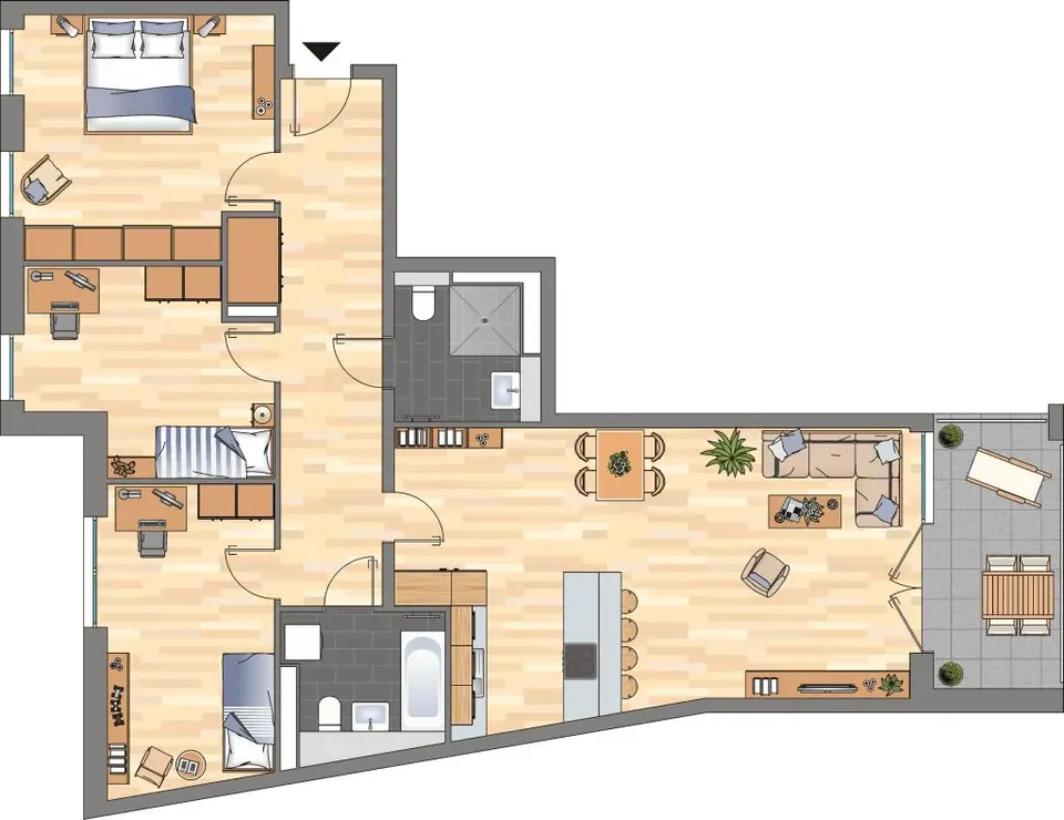 5 Zimmer Wohnung mit 131 m² in Essen – Bild 4