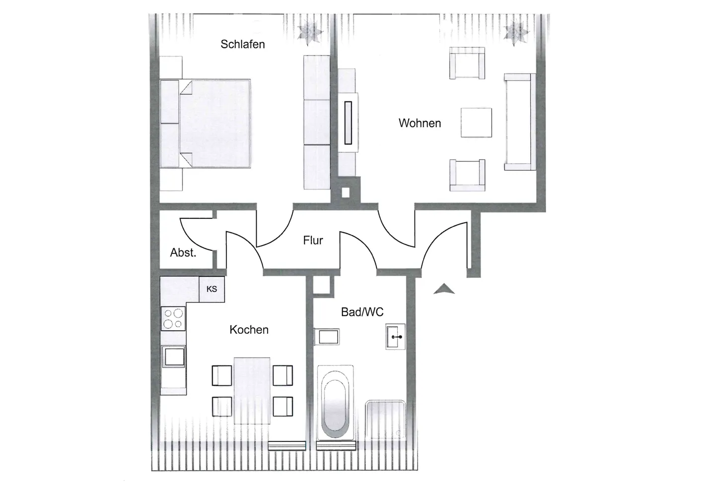 2 Zimmer Wohnung mit 58 m² in Leipzig – Bild 6