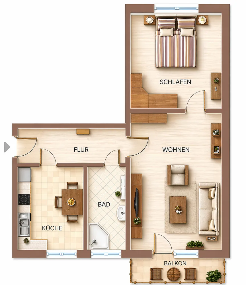 2 Zimmer Wohnung mit 51 m² in Dresden – Bild 10