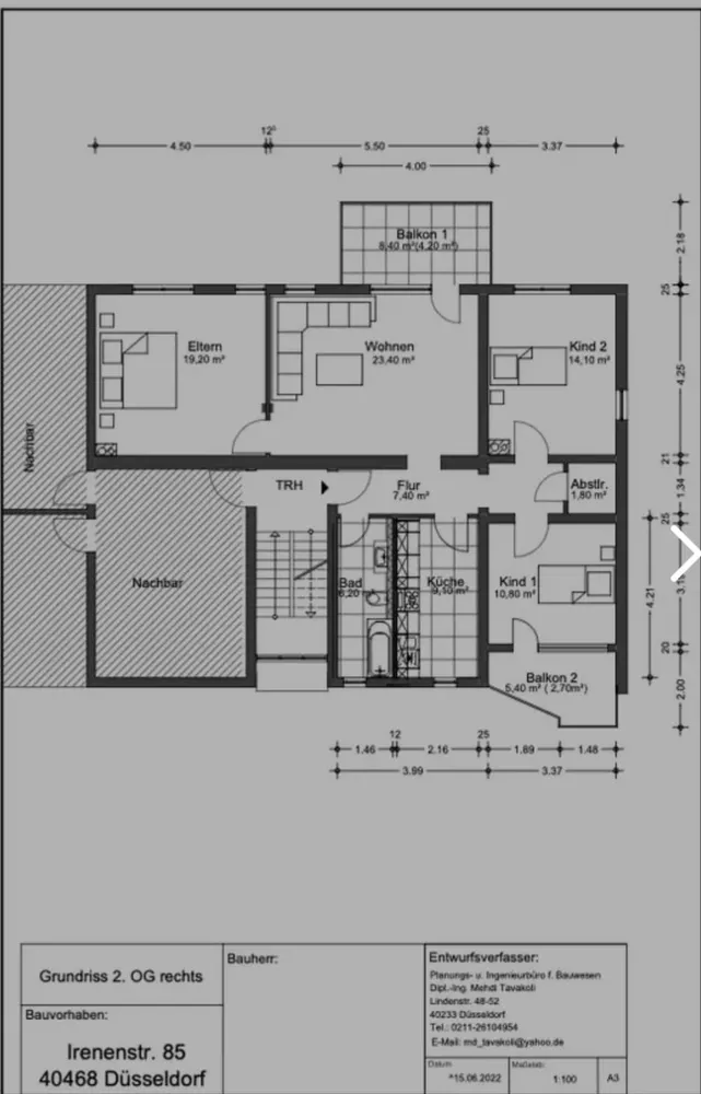 4 Zimmer Wohnung mit 99 m² in Düsseldorf – Bild 12