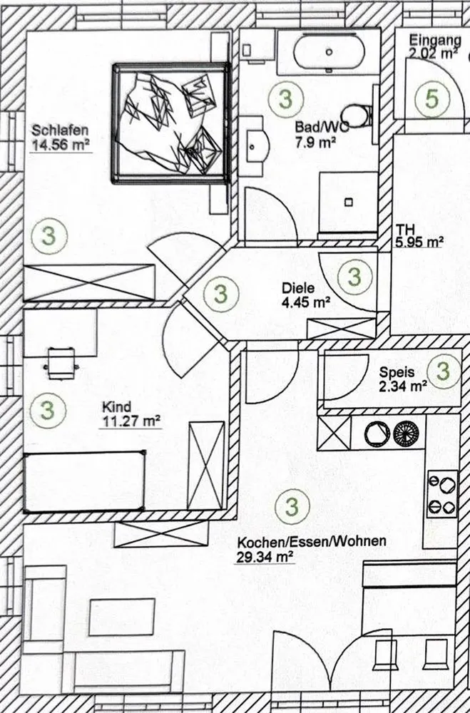 3 Zimmer Wohnung mit 72 m² in Ingolstadt – Bild 11