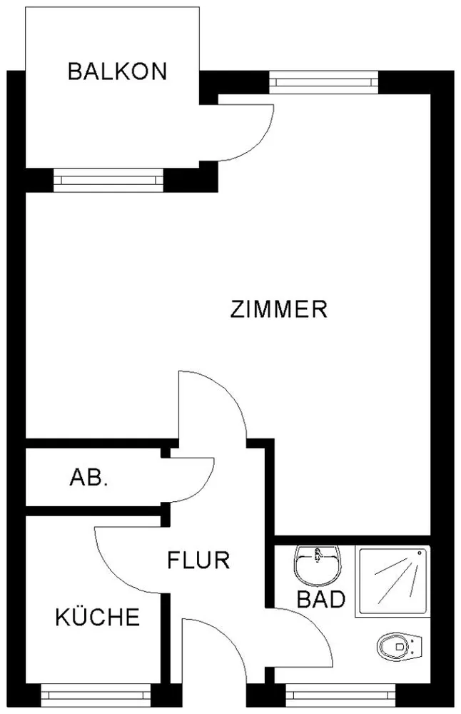 1 Zimmer Wohnung mit 36 m² in Bochum – Bild 4