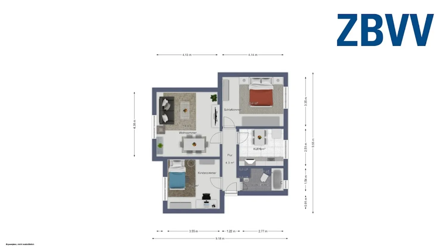 3 room apartment with 76 m² in Magdeburg – Photo 8