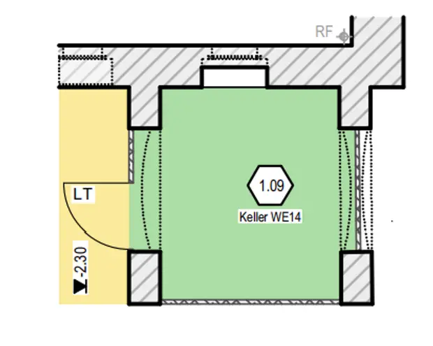 2 room apartment with 37 m² in Chemnitz – Photo 3