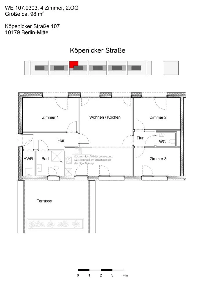 4 Zimmer Wohnung mit 98 m² in Berlin – Bild 5