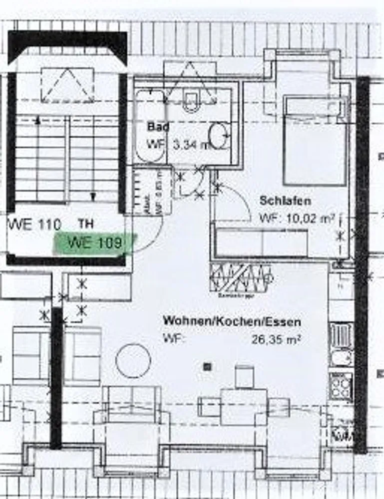 2 Zimmer Wohnung mit 47 m² in Augsburg – Bild 5