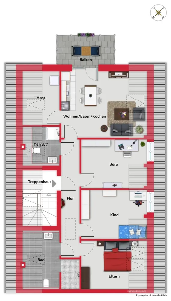 4 Zimmer Wohnung mit 98 m² in Oldenburg – Bild 4