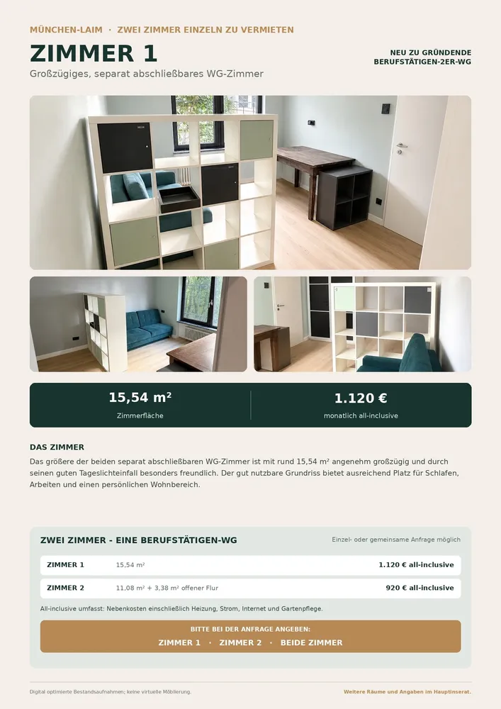 4 Zimmer Wohnung mit 85 m² in München – Bild 4