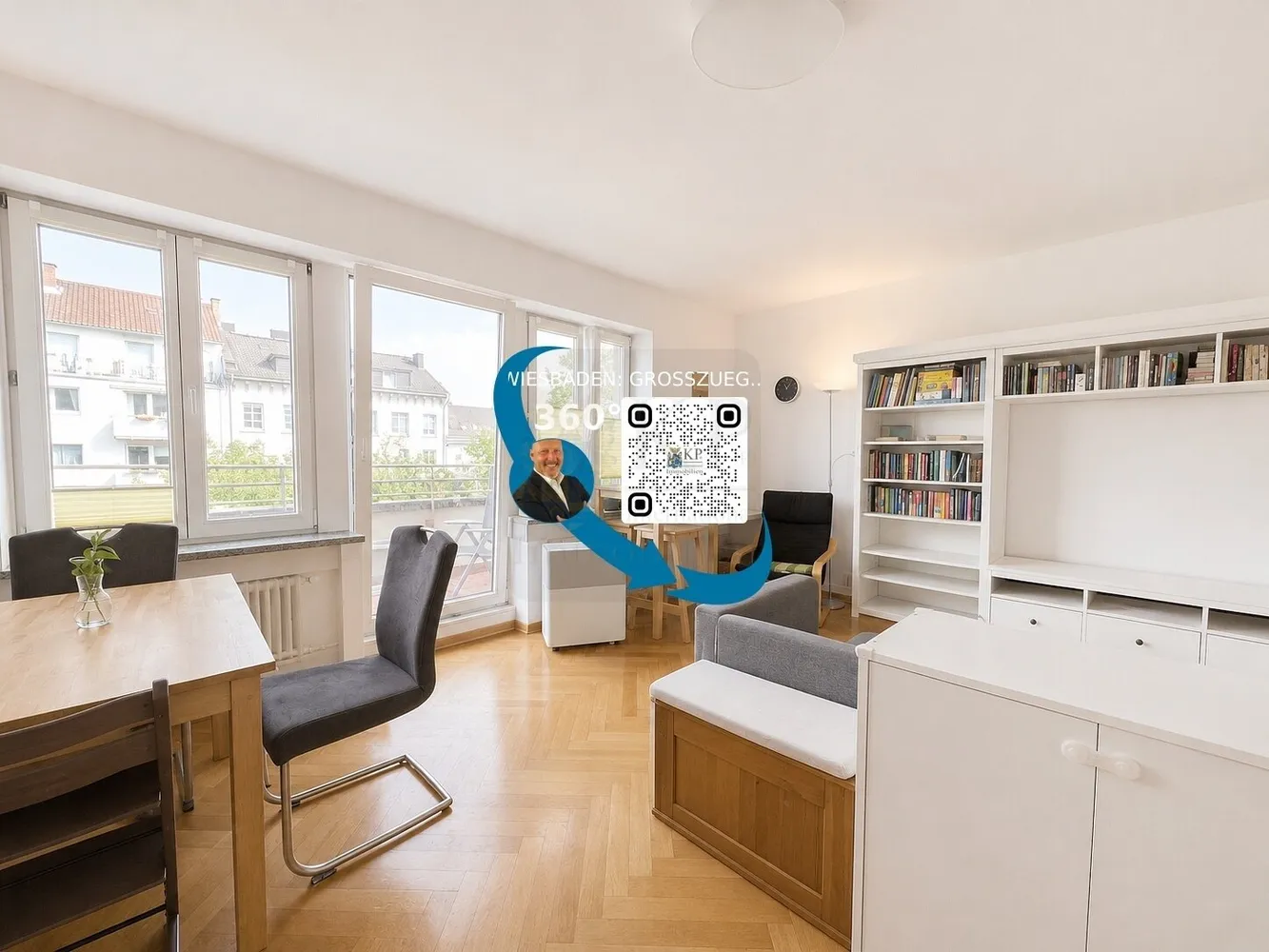 3 room apartment with 86 m² in Wiesbaden – Photo 3