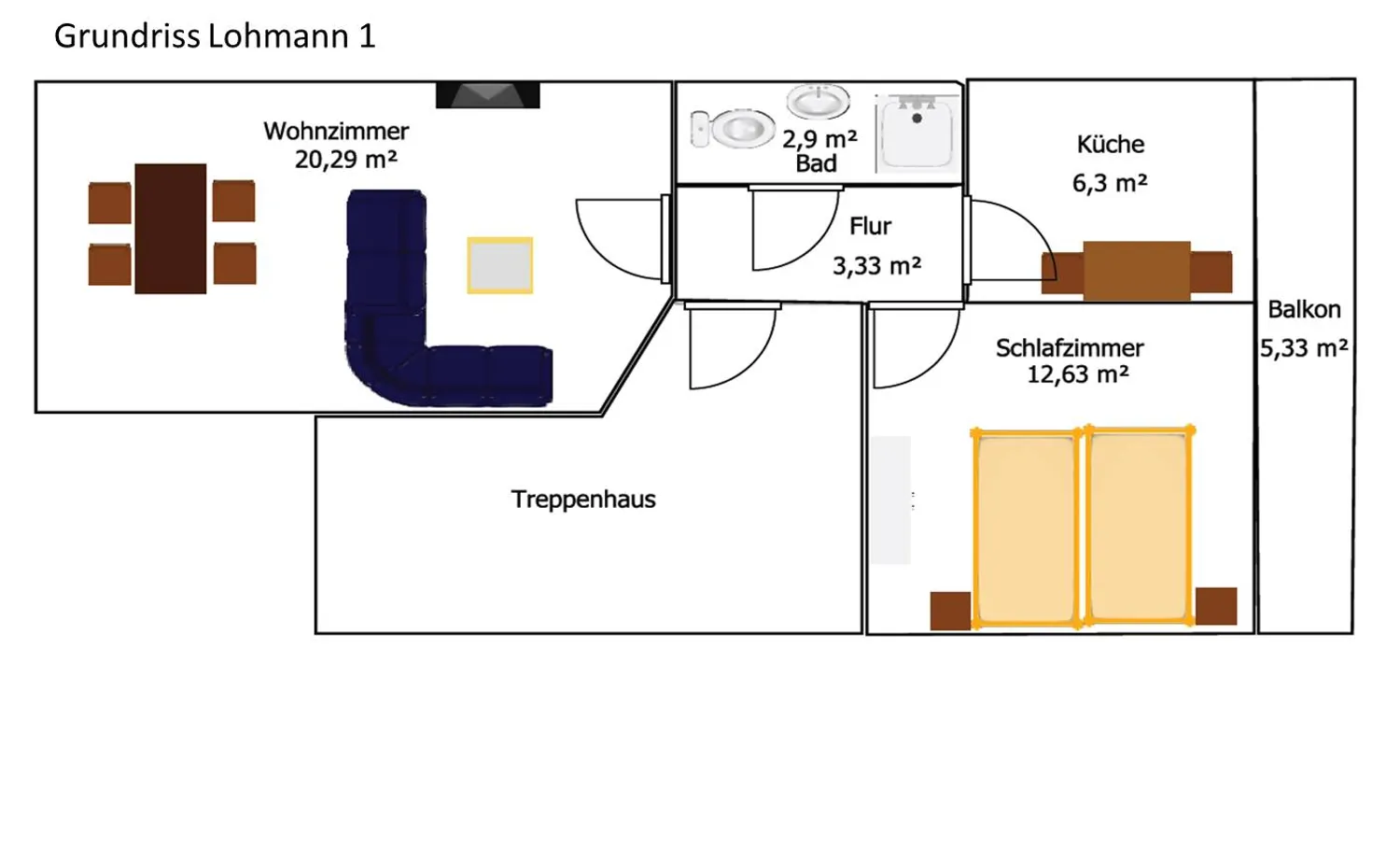 2 Zimmer Wohnung mit 56 m² in Bremen – Bild 4