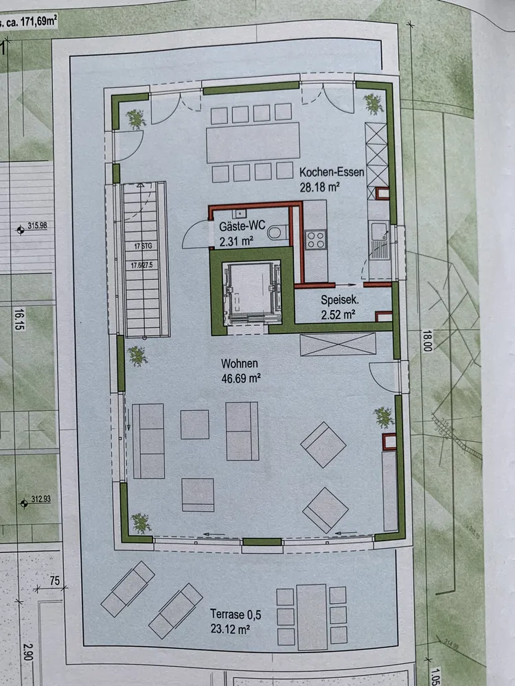 5 Zimmer Wohnung mit 174 m² in Freiburg im Breisgau – Bild 2