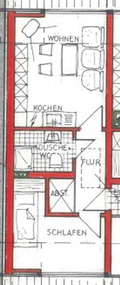 1 Zimmer Wohnung mit 31 m² in Bochum – Bild 9