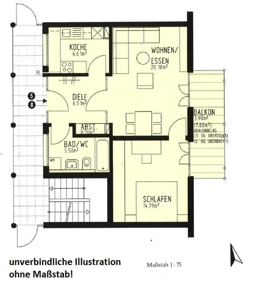 2 Zimmer Wohnung mit 58 m² in Stuttgart – Bild 10