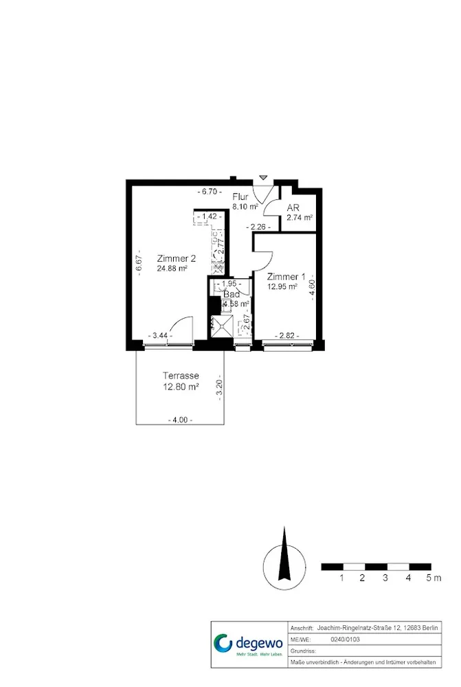 2 Zimmer Wohnung mit 60 m² in Berlin – Bild 4