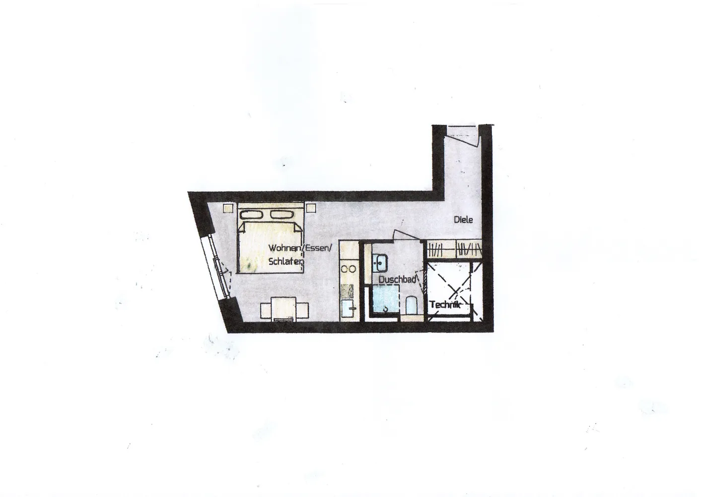 1 Zimmer Wohnung mit 30 m² in Speyer – Bild 1