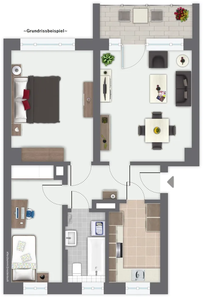 3 Zimmer Wohnung mit 60 m² in Chemnitz – Bild 5