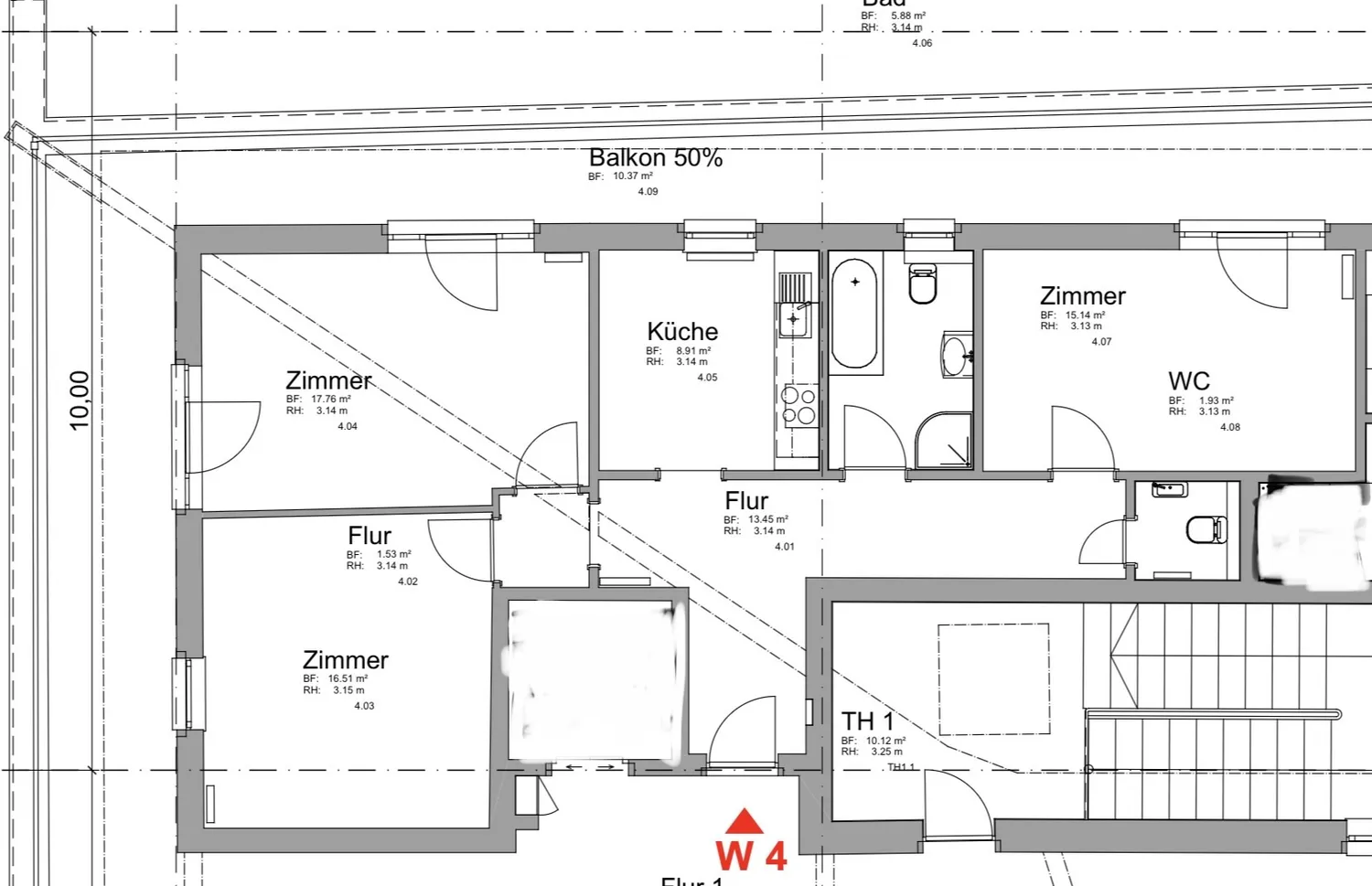 3 room apartment with 102 m² in Frankfurt am Main – Photo 9