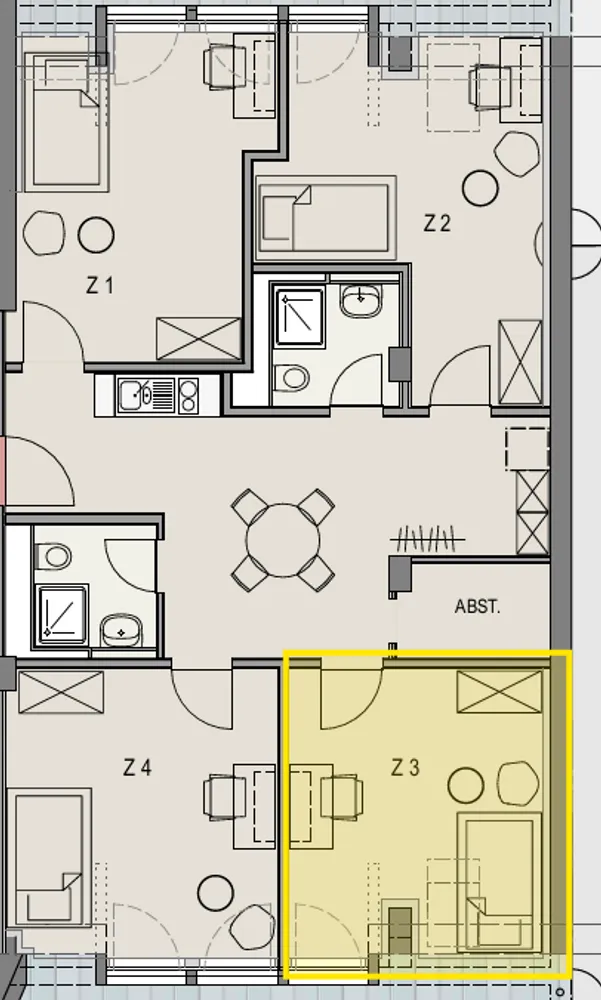 1 Zimmer Wohnung mit 23 m² in Freiburg im Breisgau – Bild 6