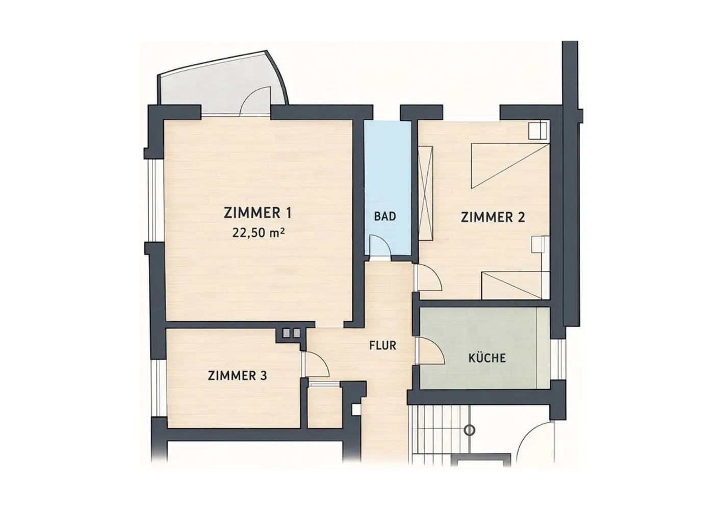 1 Zimmer Wohnung mit 15 m² in Berlin – Bild 9