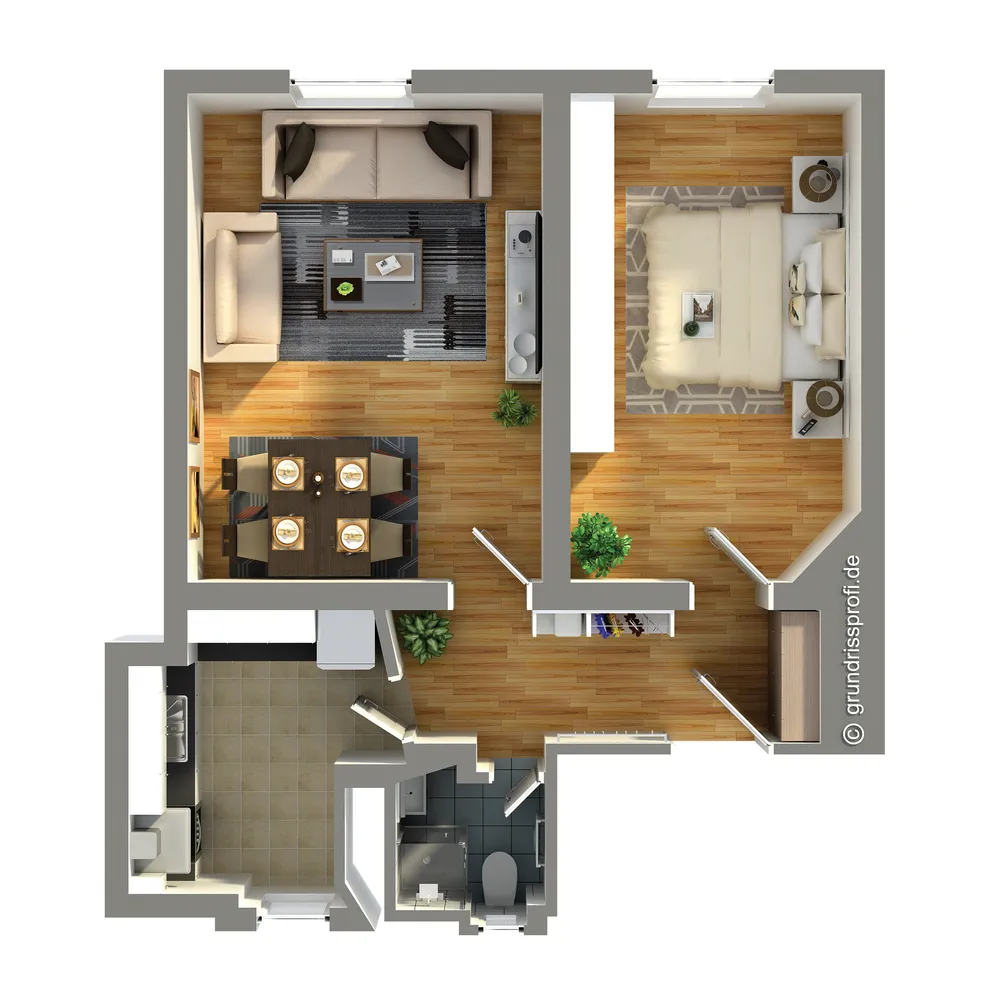 2 Zimmer Wohnung mit 50 m² in Frankfurt am Main – Bild 5