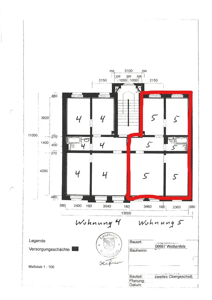 3 Zimmer Wohnung mit 54 m² in Weißenfels – Bild 3