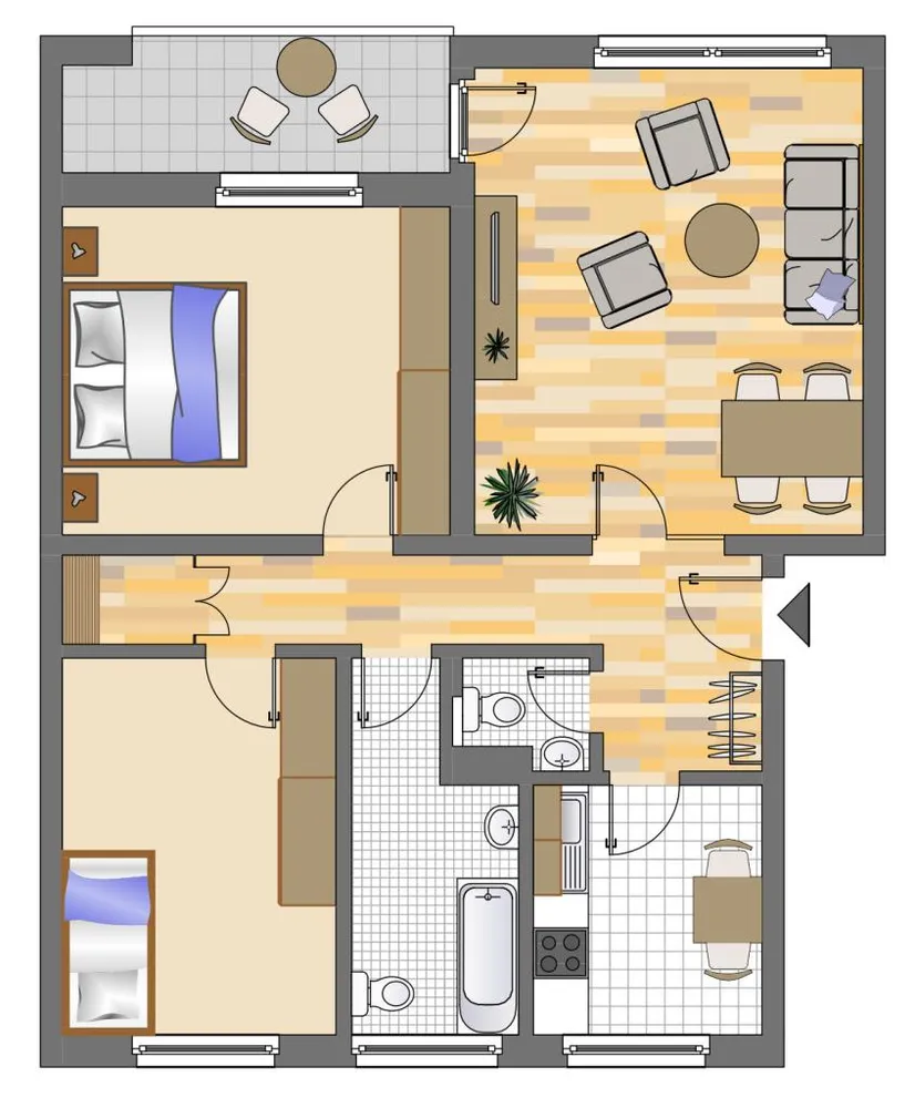 4 Zimmer Wohnung mit 75 m² in Oberhausen – Bild 12