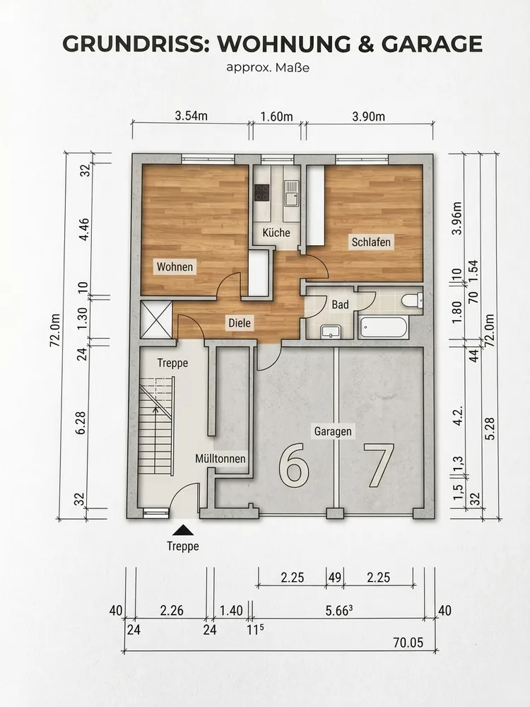 2 Zimmer Wohnung mit 51 m² in Essen – Bild 7