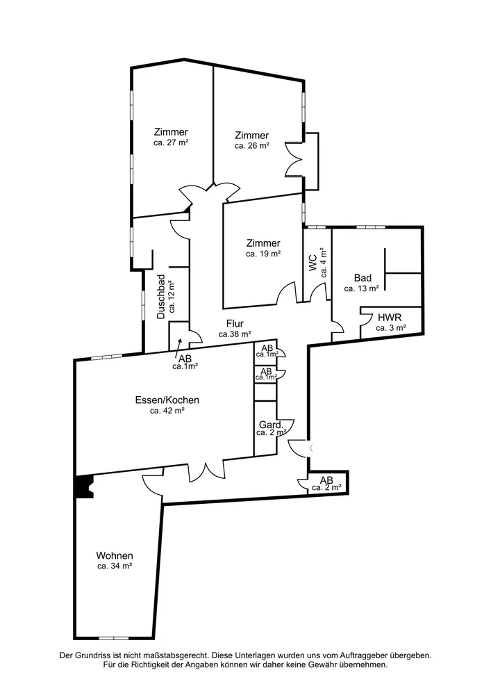 4 Zimmer Wohnung mit 225 m² in Hamburg – Bild 3